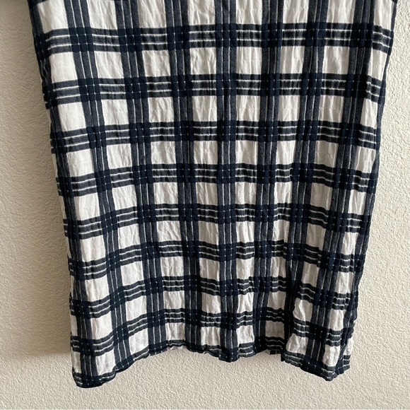 Madewell Mini Bell Sleeve Dress in Leighton Plaid Size 10 - Picture 7 of 16